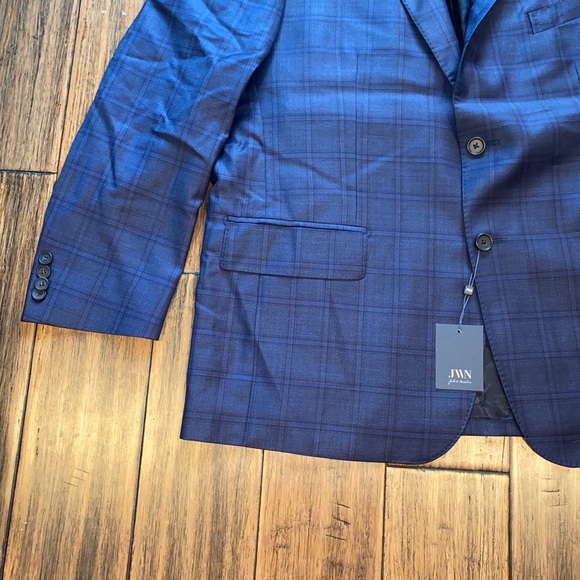 NWT JWN Wool Windowpane Sport Coat Blazer - Picture 4 of 15